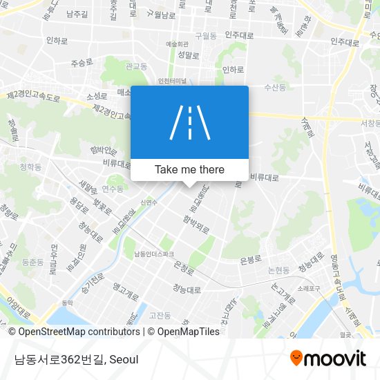 남동서로362번길 map