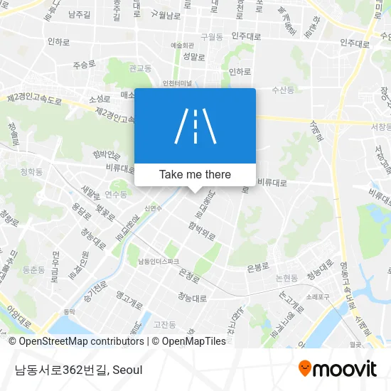 남동서로362번길 map