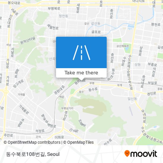 동수북로108번길 map