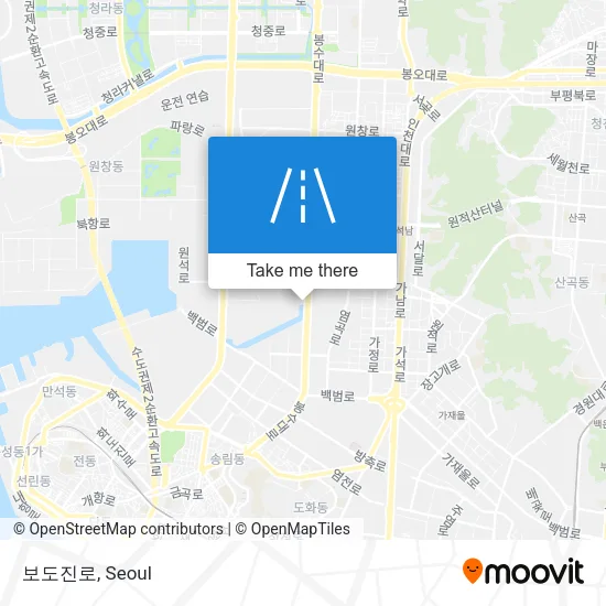 보도진로 map