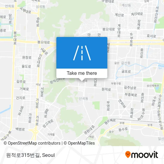 원적로315번길 map