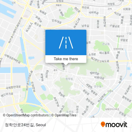 청학안로24번길 map