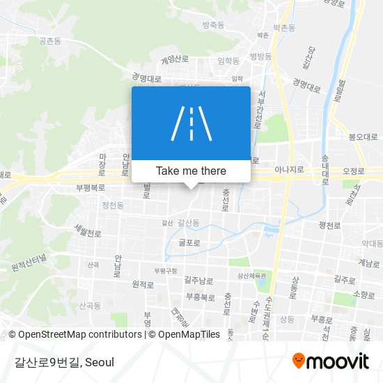 갈산로9번길 map