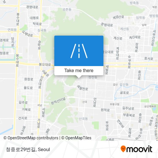청중로29번길 map