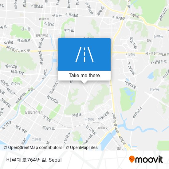비류대로764번길 map