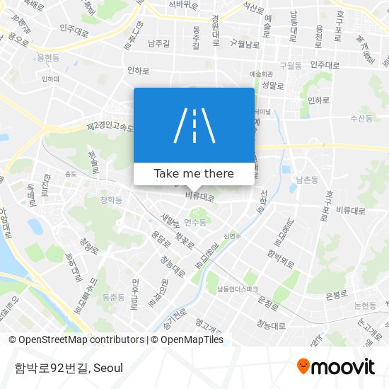 함박로92번길 map