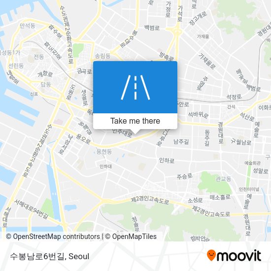 수봉남로6번길 map