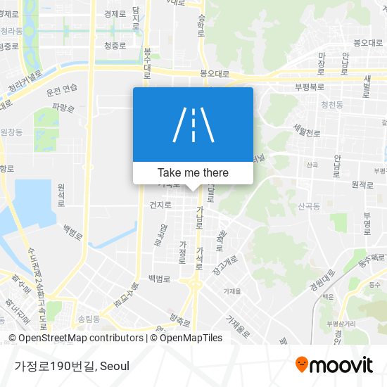 가정로190번길 map