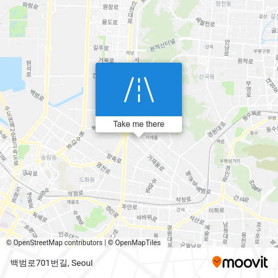 백범로701번길 map