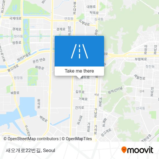 새오개로22번길 map
