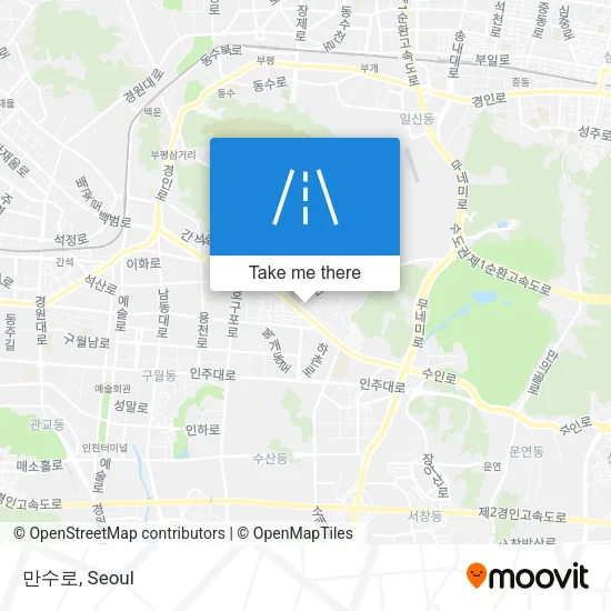 만수로 map