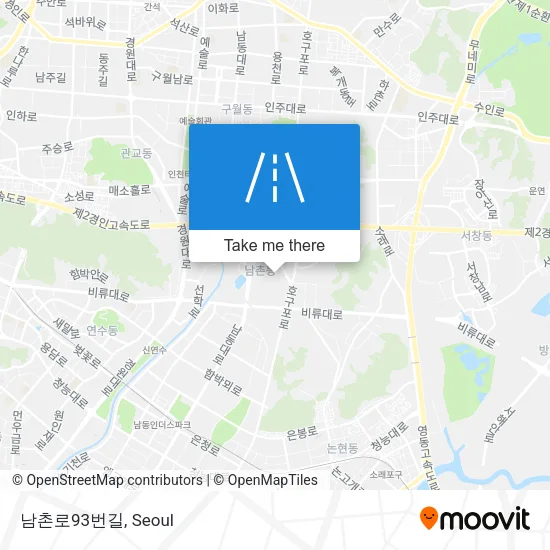 남촌로93번길 map