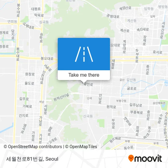세월천로81번길 map