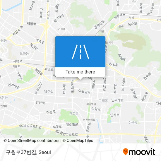 구월로37번길 map