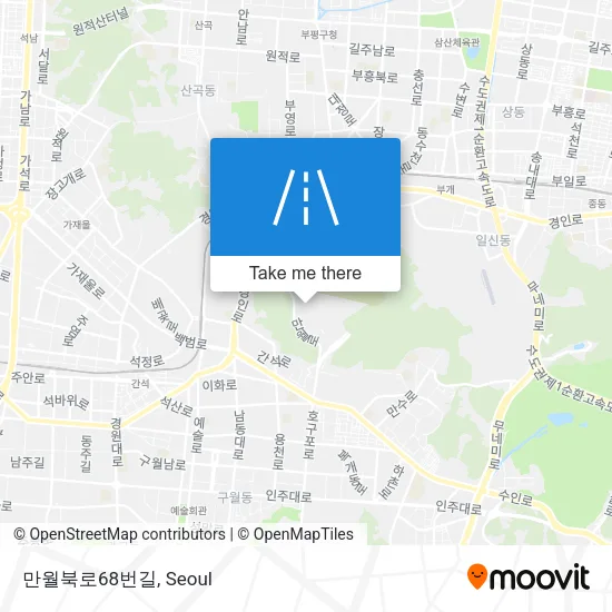 만월북로68번길 map