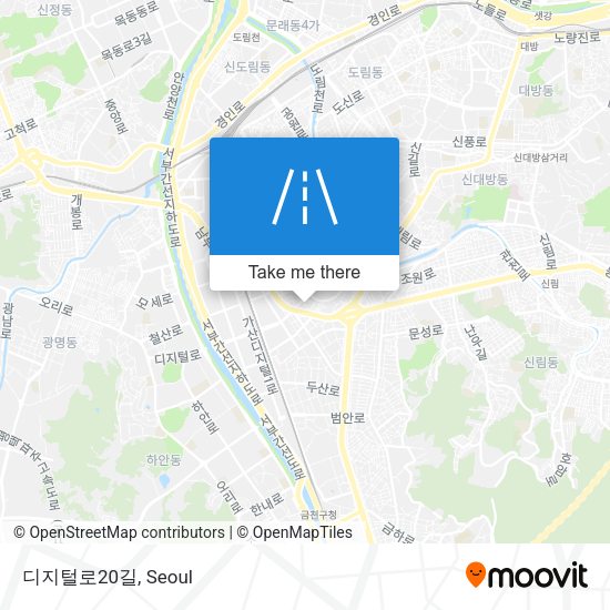 디지털로20길 map