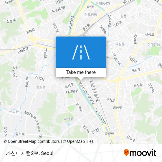 가산디지털2로 map