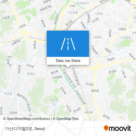 가산디지털2로 map
