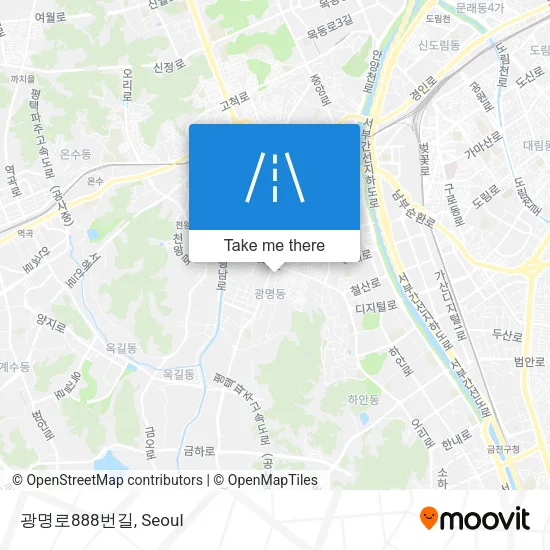 광명로888번길 map