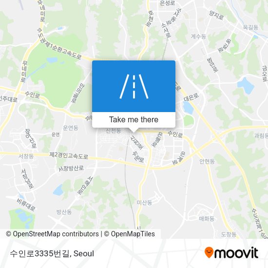 수인로3335번길 map