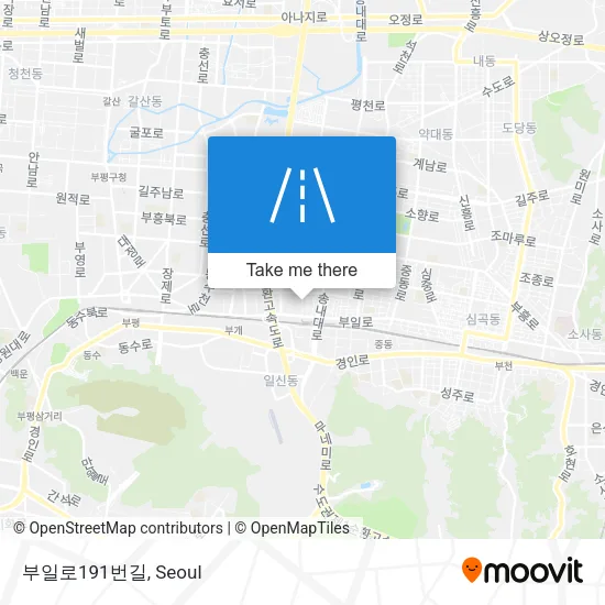 부일로191번길 map