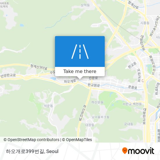 하오개로399번길 map