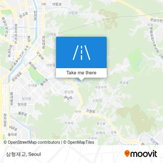 삼형제교 map