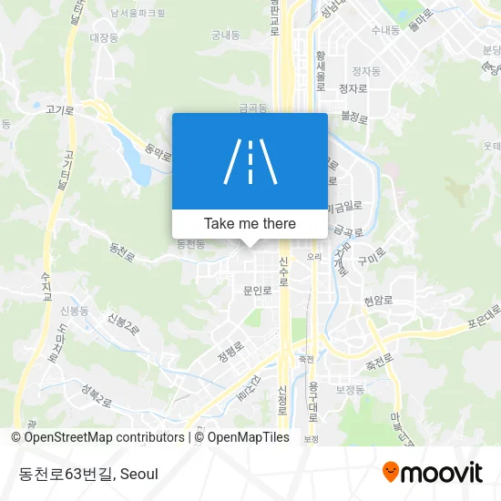 동천로63번길 map