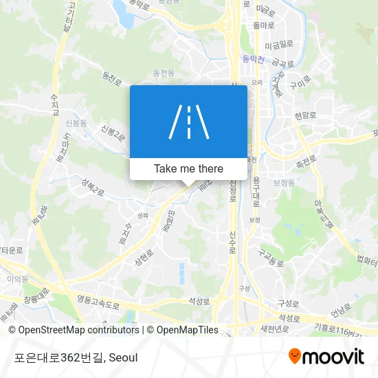 포은대로362번길 map