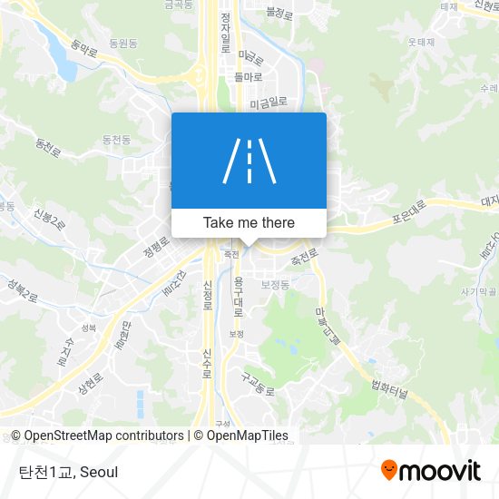 탄천1교 map