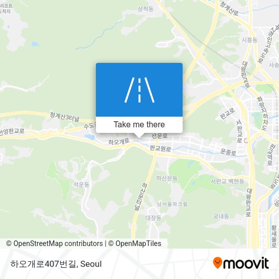 하오개로407번길 map
