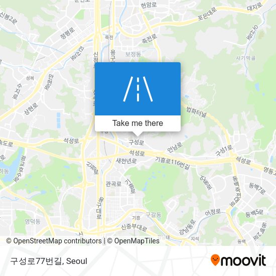 구성로77번길 map