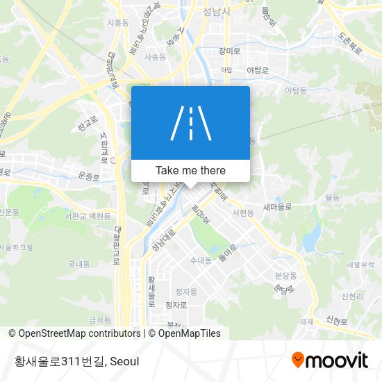 황새울로311번길 map