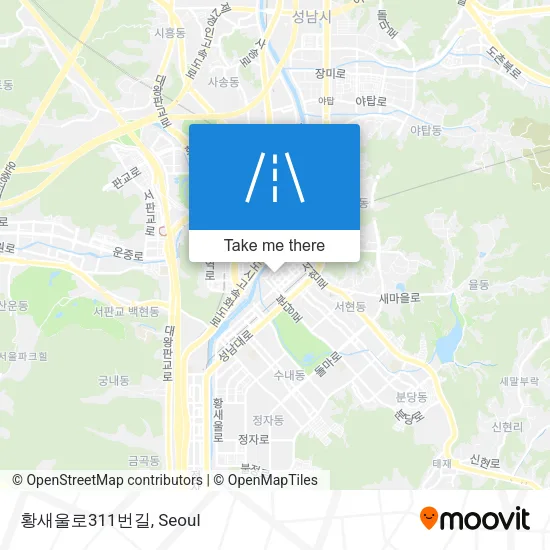 황새울로311번길 map