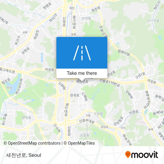 새천년로 map