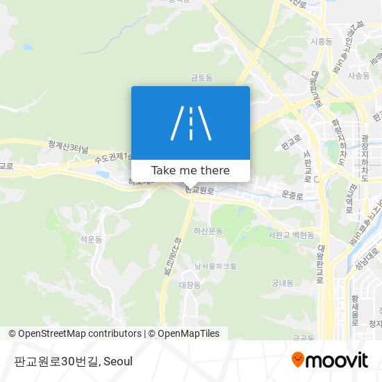 판교원로30번길 map