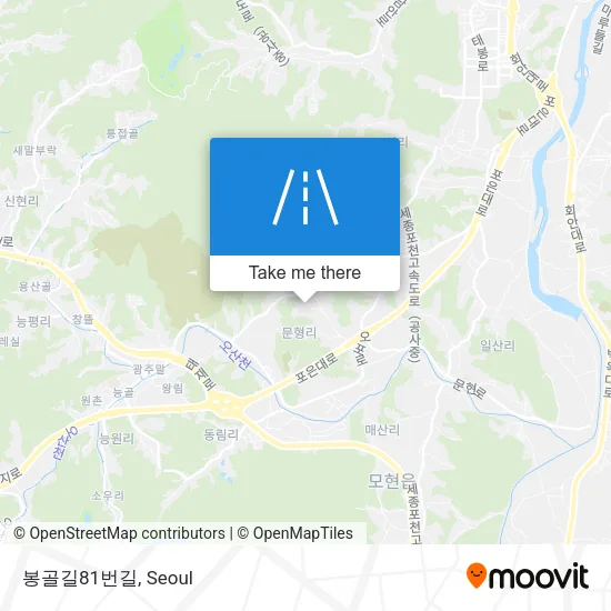 봉골길81번길 map
