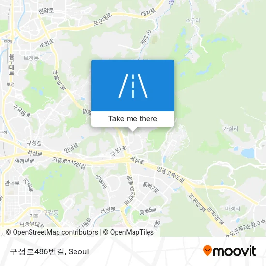 구성로486번길 map