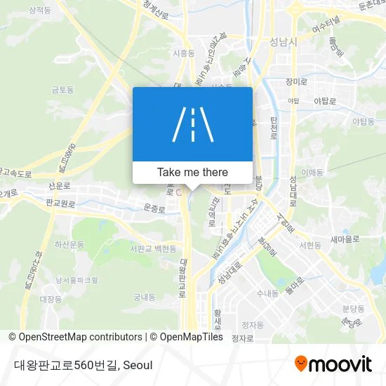 대왕판교로560번길 map