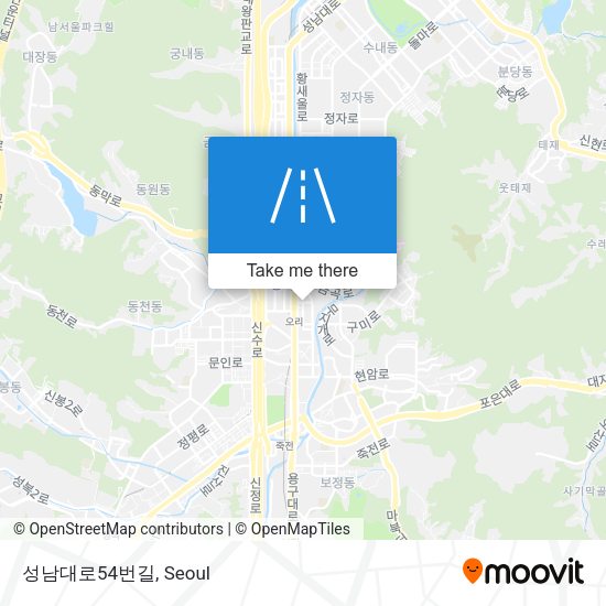 성남대로54번길 map