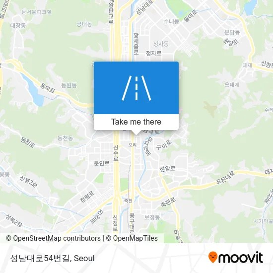 성남대로54번길 map