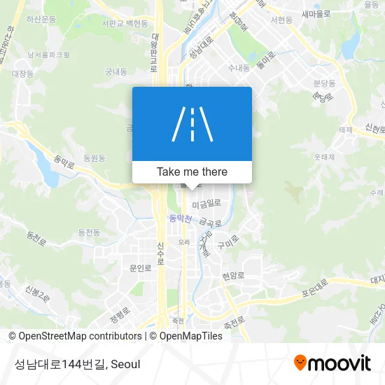 성남대로144번길 map