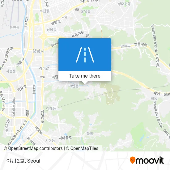야탑2교 map