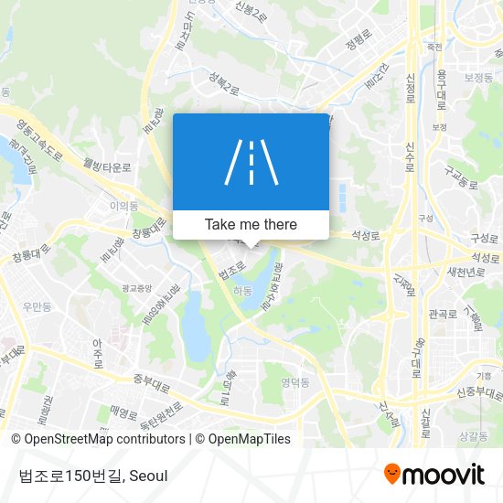 법조로150번길 map