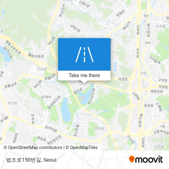 법조로150번길 map