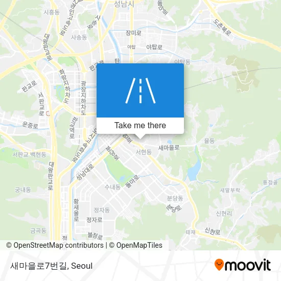새마을로7번길 map