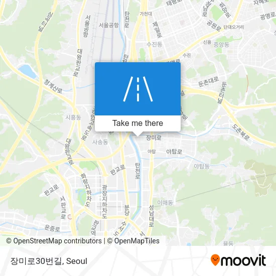 장미로30번길 map