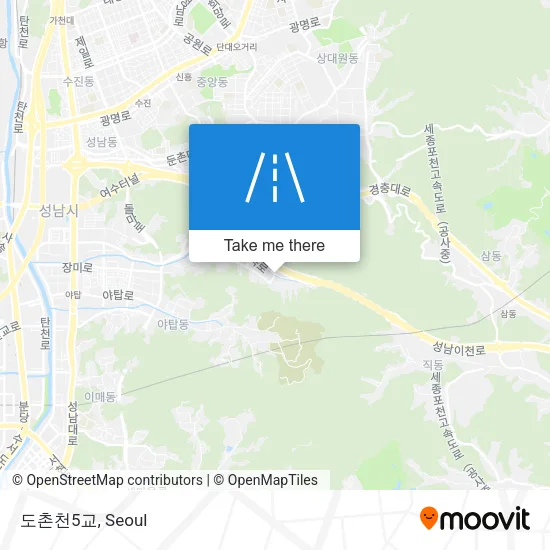도촌천5교 map