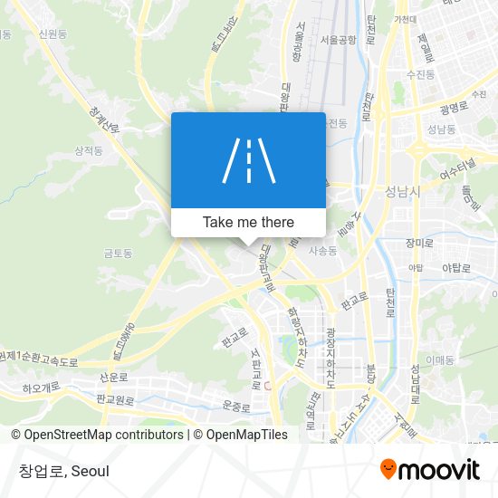 창업로 map