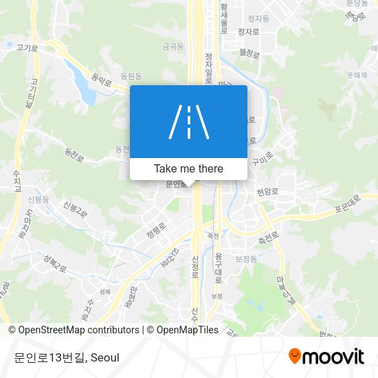 문인로13번길 map